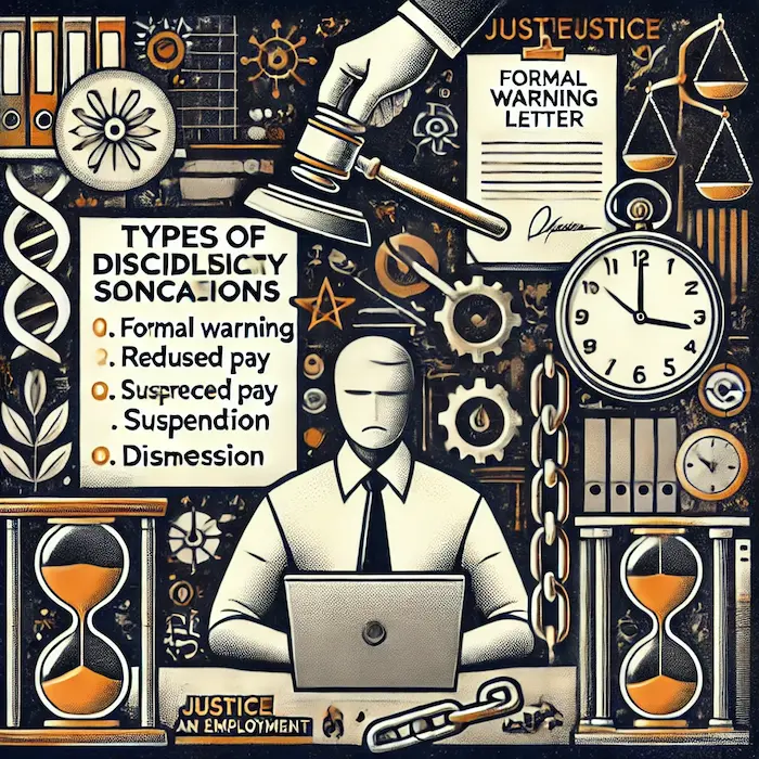 أنواع الجزاءات التأديبية التي يجوز توقيعها على العامل