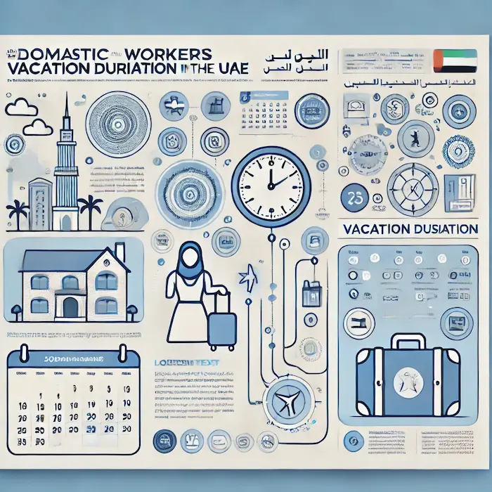 كم مدة إجازة العمالة المنزلية في الإمارات - محامي عمالي إماراتي