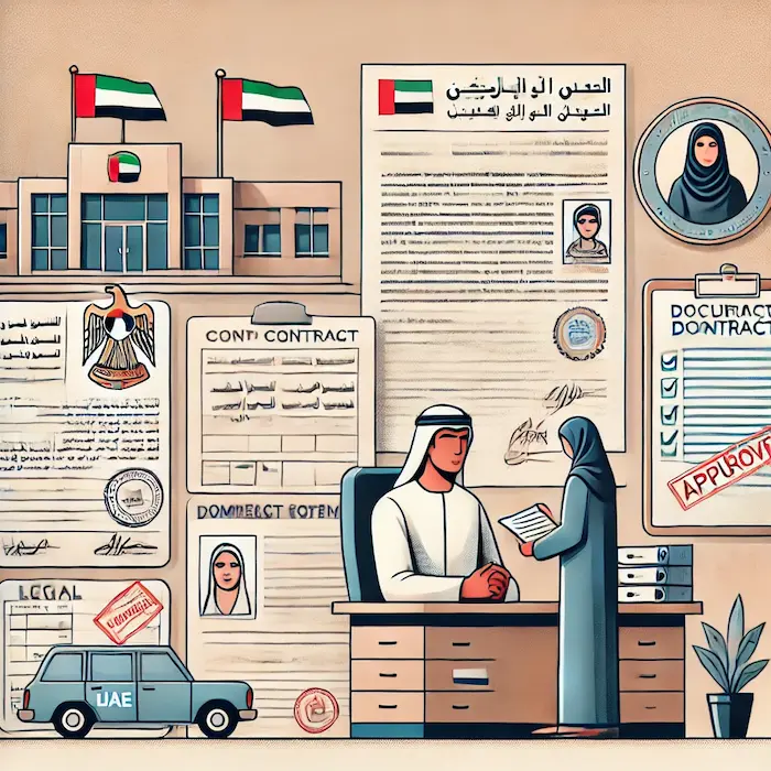 صيغة وطريقة توثيق عقد العمالة المنزلية في الإمارات 2 صيغة وطريقة توثيق عقد العمالة المنزلية في الإمارات