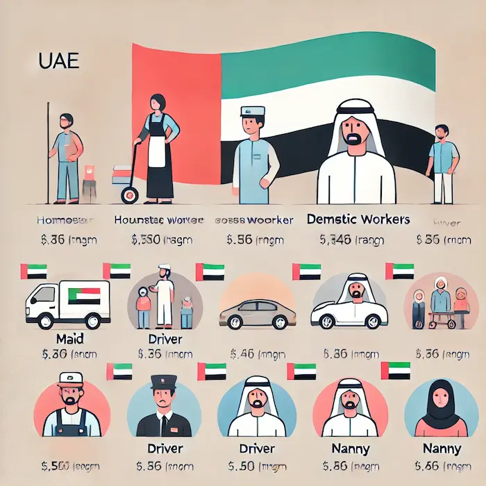 كم راتب العمالة المنزلية في الإمارات - محامي عمالي إماراتي