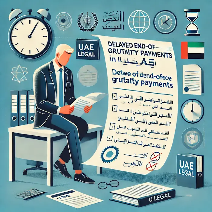 كيف أتصرف مع تأخر صرف مكافأة نهاية الخدمة بالإمارات؟